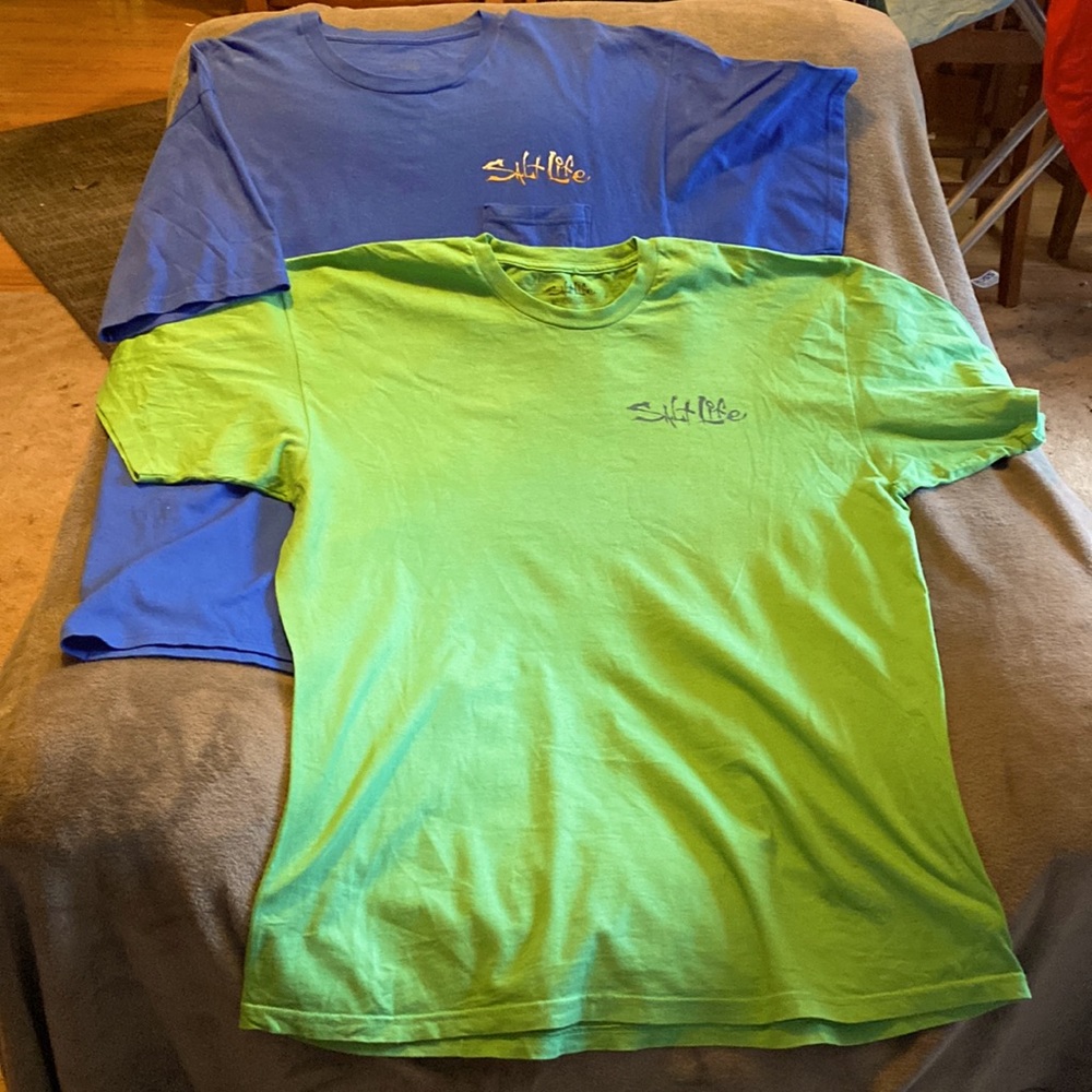 Salt Life t-shirts, XL-lot of 2.